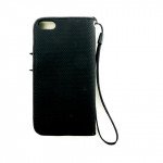 Wholesale iPhone 5 5S Anti-Slip Flip Leather Wallet Case with Stand (Black)